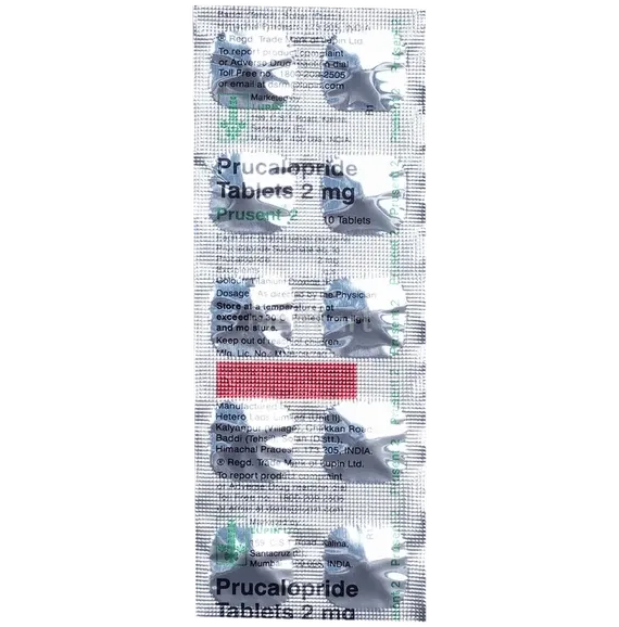 prusent 2mg tablet 10's